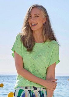 Pull en tricot avec motif à losanges thumbnail 7