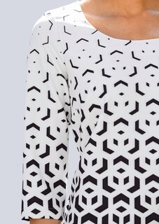 Kleid mit grafischem Druck thumbnail 5