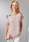 Luftige Chiffonbluse mit floralem Druck thumbnail 7