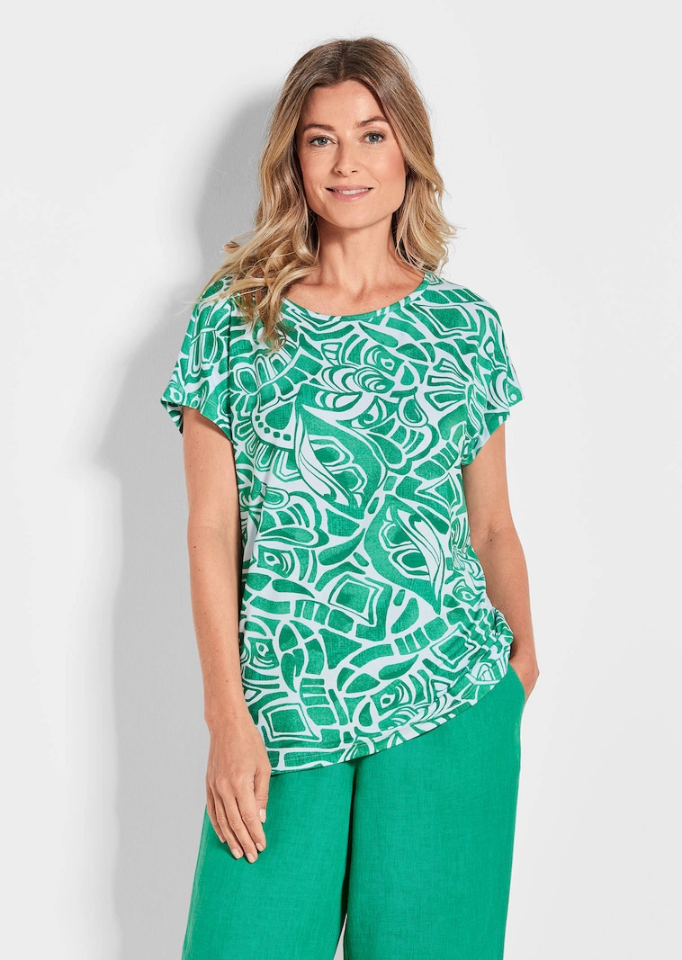 Druckshirt aus Viskose-Jersey
