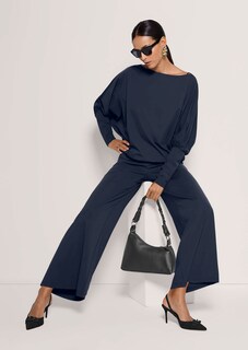 Lässiges Freizeitshirt mit Fledermausärmeln thumbnail 4