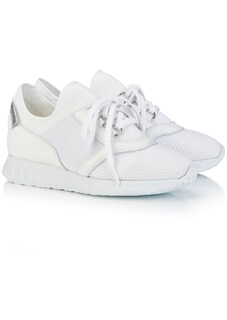 Sneaker aus Leder und Mesh thumbnail 1