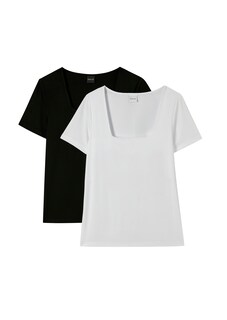 Shirt mit Karree-Ausschnitt im Doppelpack thumbnail 6
