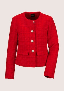 Kurzer Tweed-Blazer thumbnail 6