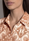 Gemustertes Hemdblusenkleid aus Viskose thumbnail 6