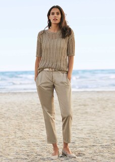 Chino-Hose mit Bundfalten thumbnail 7