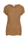 Short-sleeved jumper with wavy texture thumbnail 6