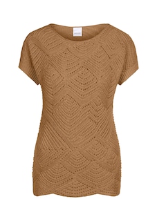 Short-sleeved jumper with wavy texture thumbnail 6