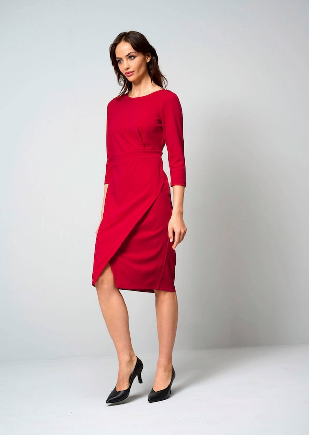 Jerseykleid mit Gehschlitz 3