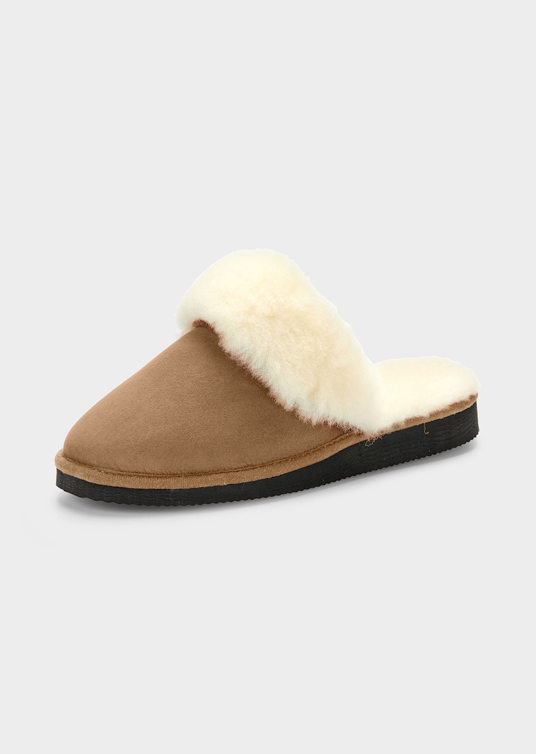 Pantoffeln aus Lammfell