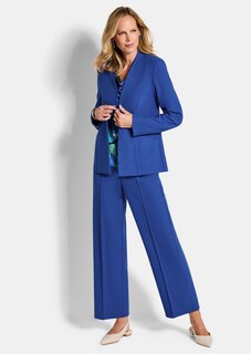 Blazer ohne Revers aus Viskose-Stretch thumbnail 2