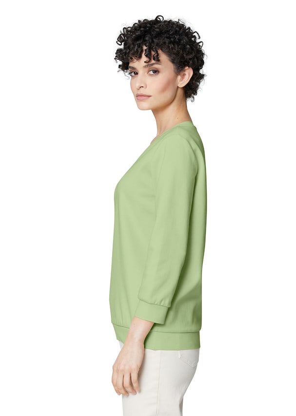 Sweatshirt mit 3/4-langen Ärmeln. 3