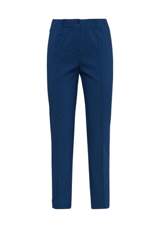 dunkelblau Moderne Hose mit streckenden Biesen