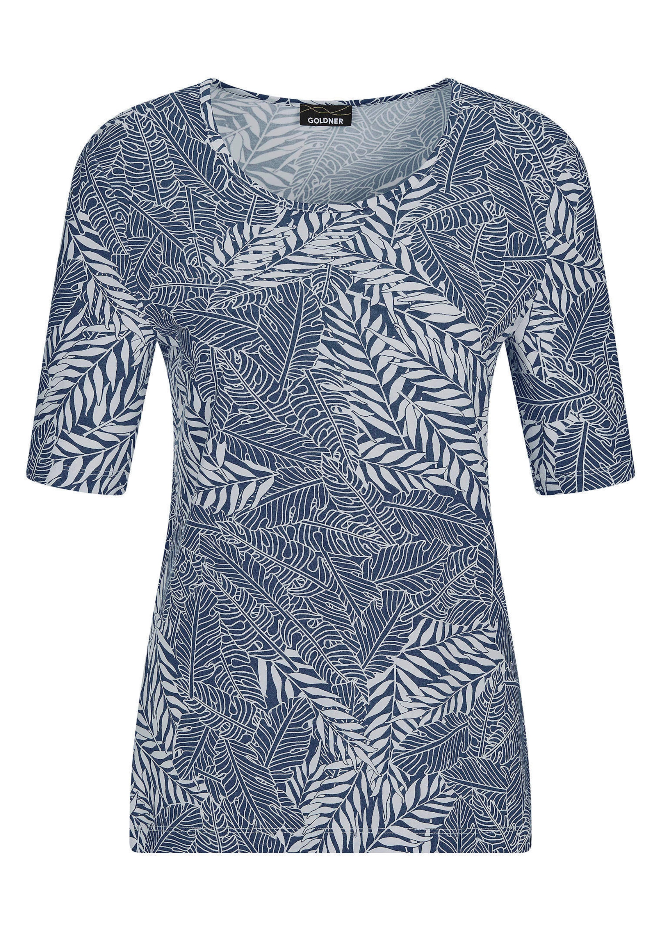 T-shirt avec imprimé de feuilles