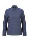 Fijn gebreide tricot pullover met opstaande kraag thumbnail 6
