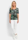 T-shirt en viscose avec imprimé palmier thumbnail 2