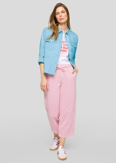 Jeansbluse mit glitzernden Pattentaschen thumbnail 7