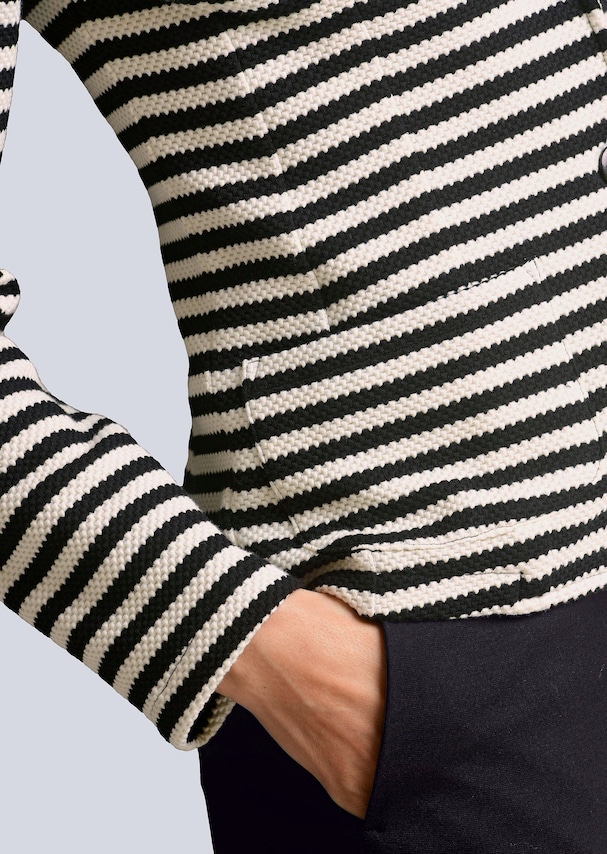 Blazer in Streifendessin