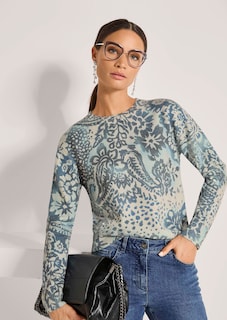 Pullover mit All-over-Print thumbnail 4