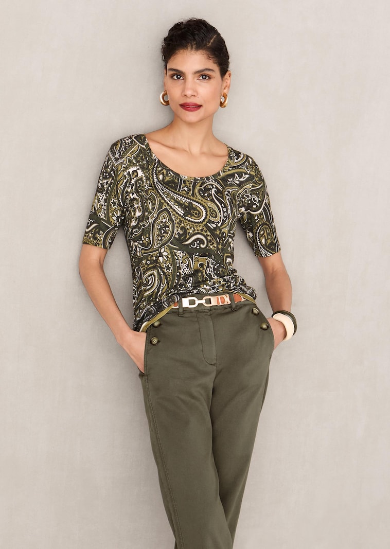 Shirt mit Paisley-Print