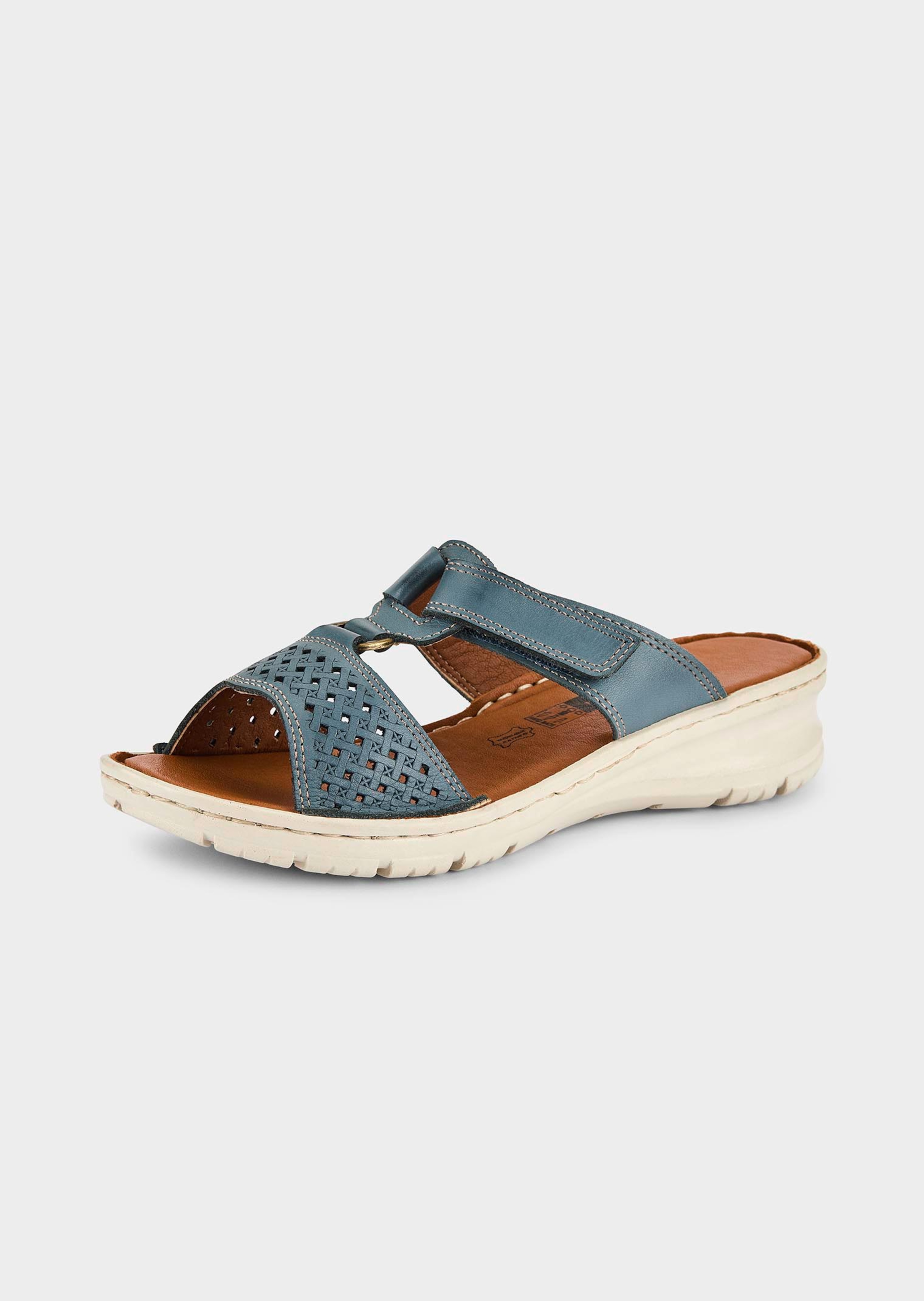 Pantoletten mit Klettverschluss