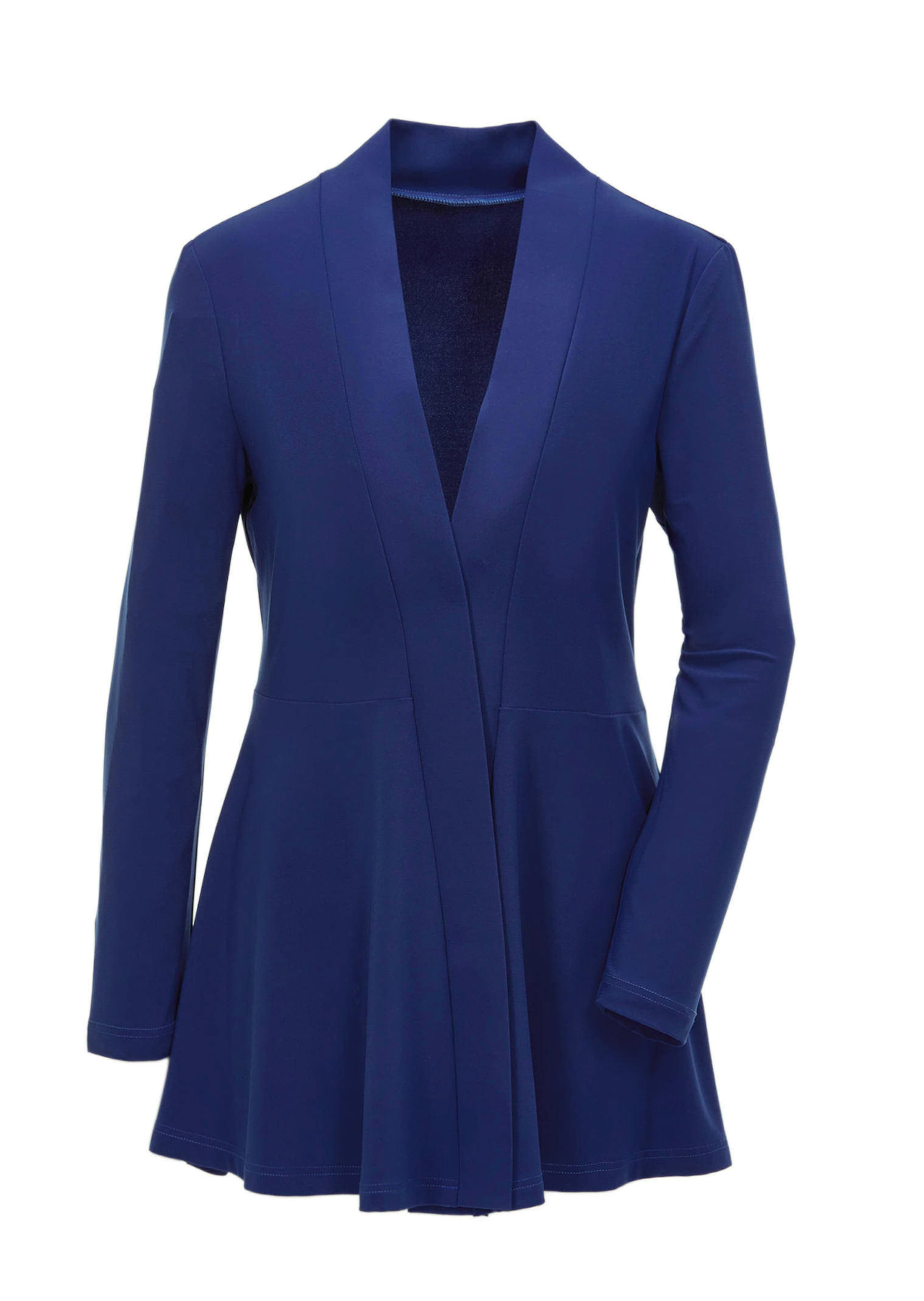 Weich fallende Jersey-Longjacke