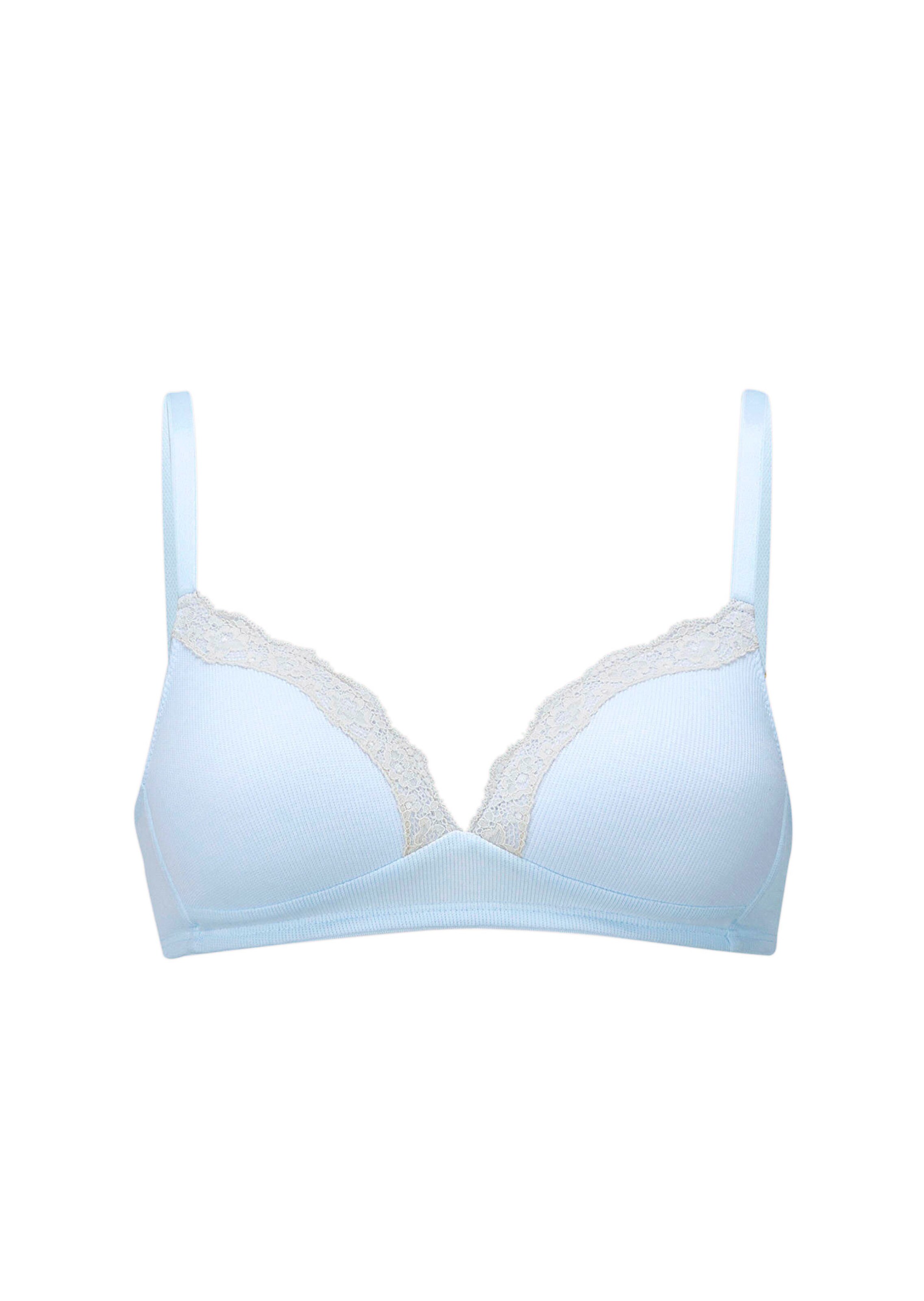 Soutien-gorge sans armatures avec dentelle féminine