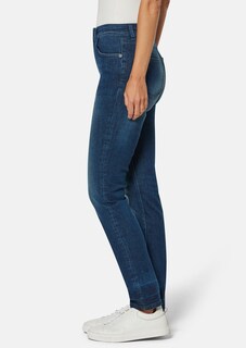 Schlanke Stretch-Jeans mit glanzvollen Nieten thumbnail 4