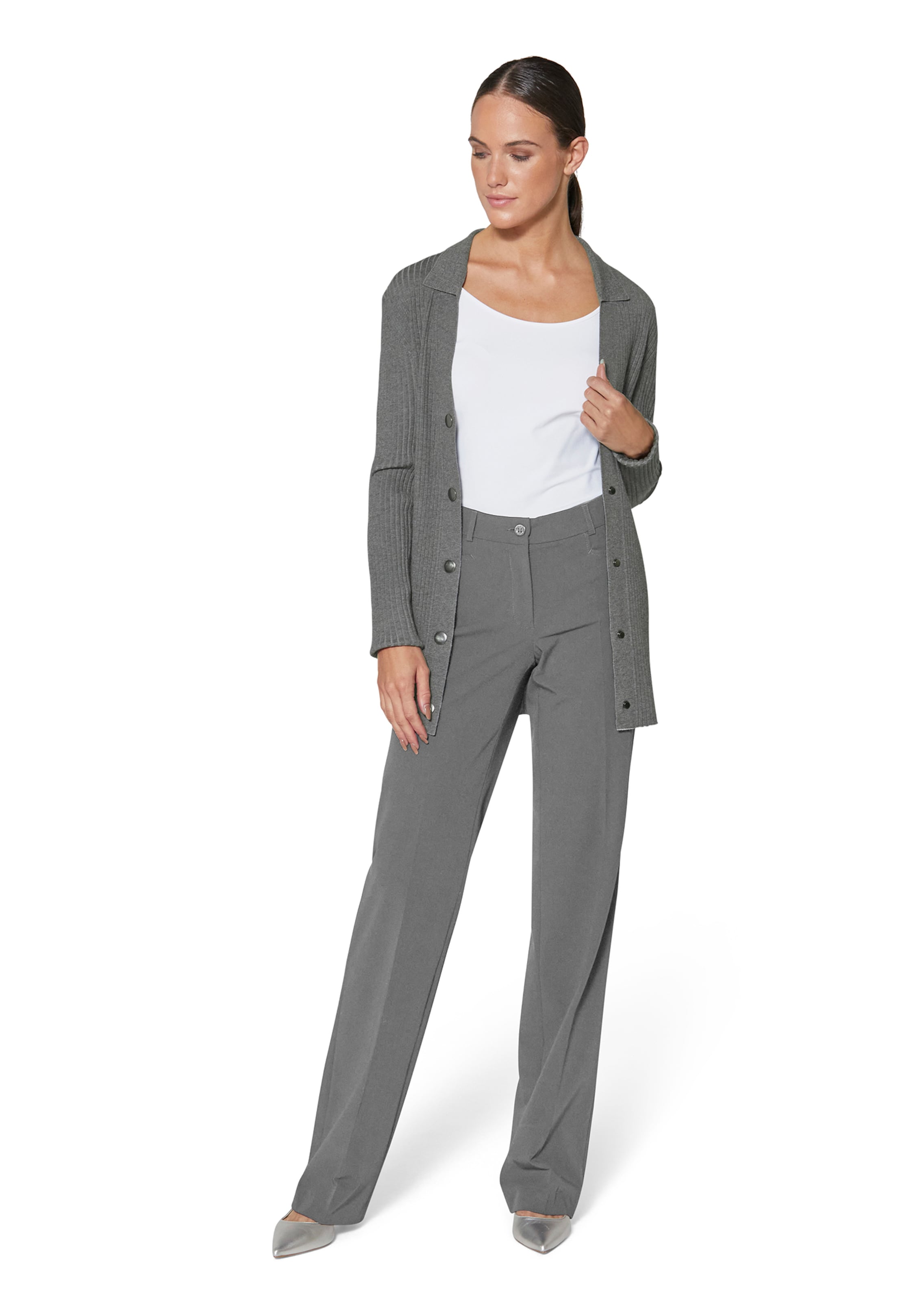 Schlichte Strickjacke