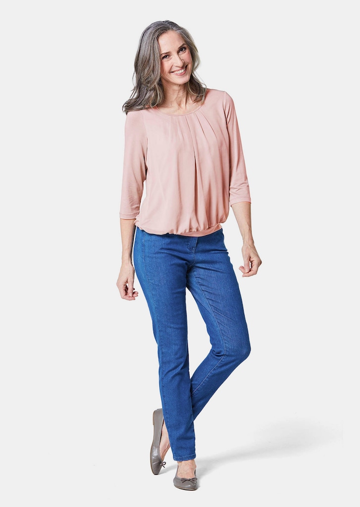 Gepflegtes Shirt in eleganter Blusen-Optik