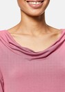Long-sleeved shirt with waterfall neckline thumbnail 5