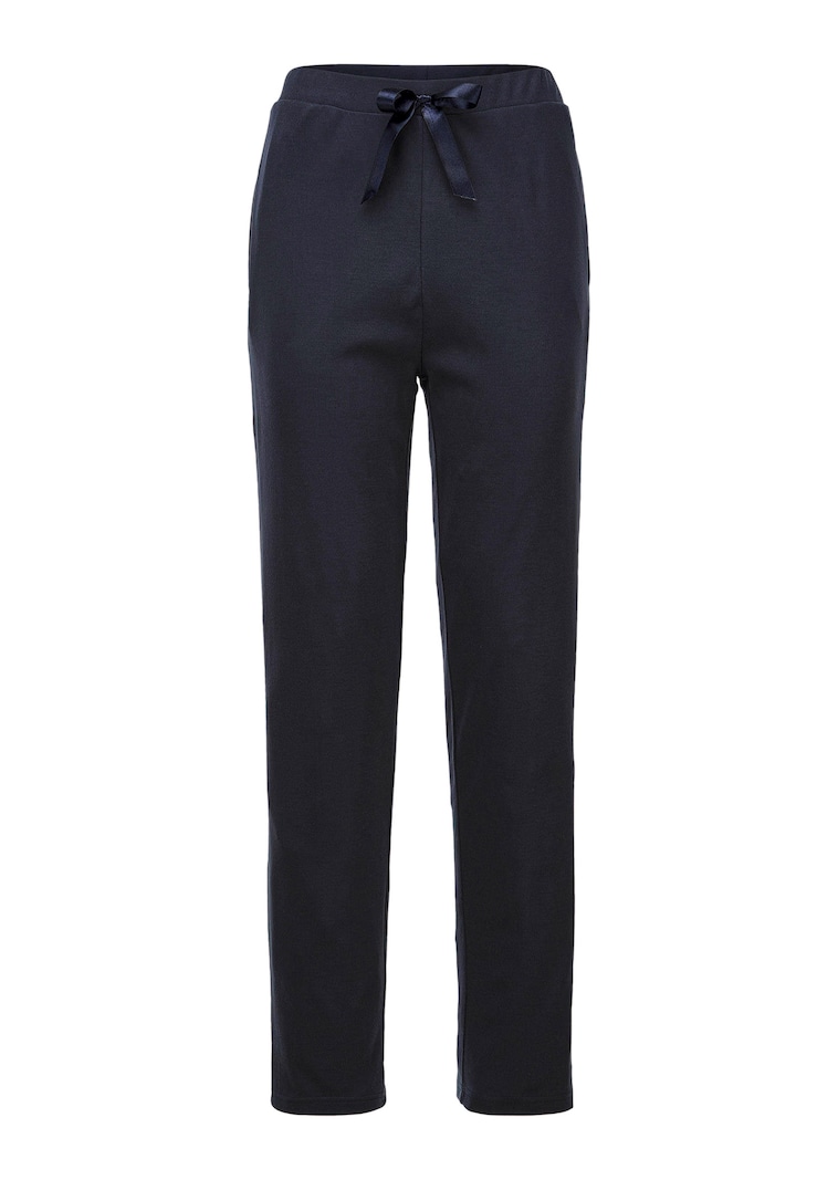 Jersey broek in tricotlook