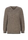 Tricot pullover met naadloze V-hals thumbnail 6
