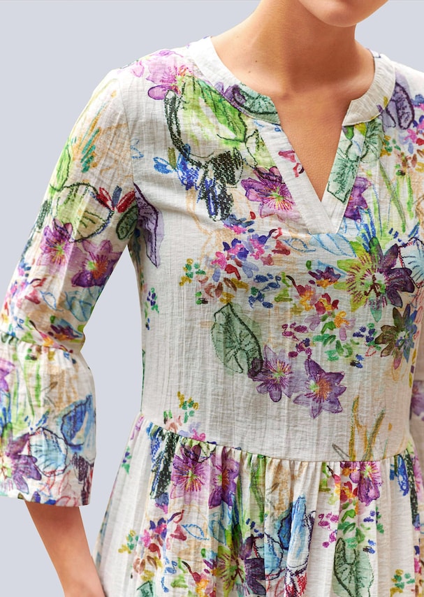Kleid mit Blumendruck 6