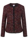 Kurzer Tweed-Blazer mit Fransen thumbnail 6