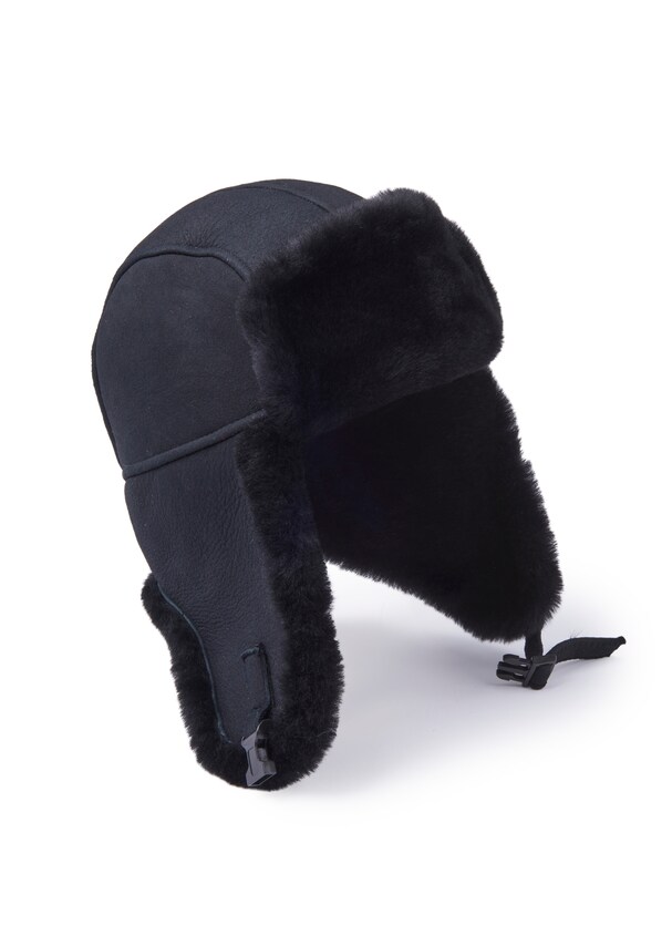 Winter hat made from real lambskin 1