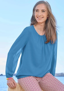 Blouse élégante en voile thumbnail 7
