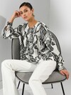 Bluse mit Allover Floral thumbnail 5