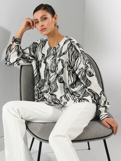 Bluse mit Allover Floral thumbnail 5