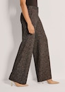Weite Tweed-Hose mit Bügelfalten thumbnail 4