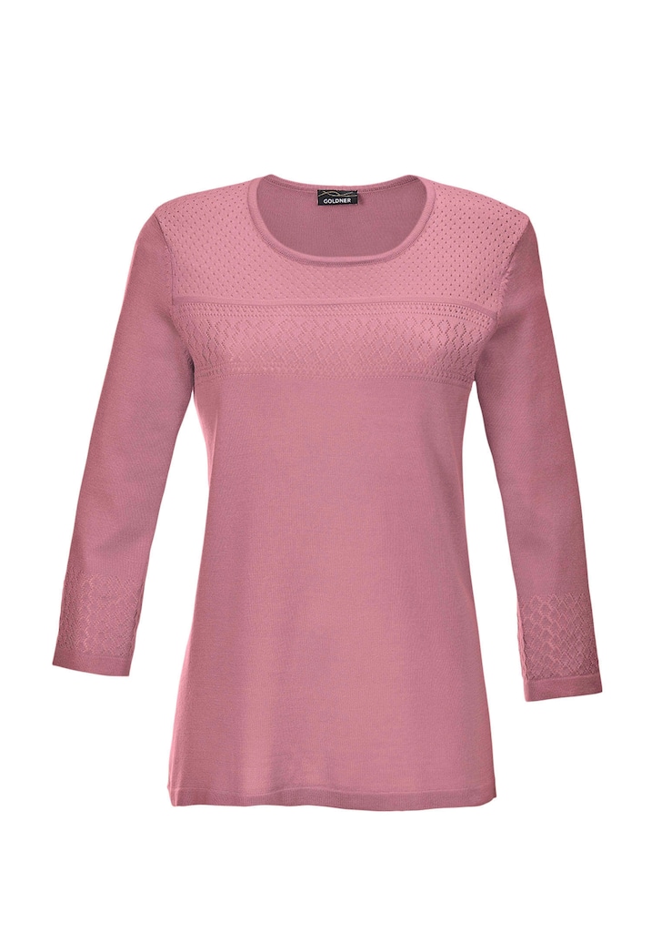 Pullover mit schönem Ajourmuster