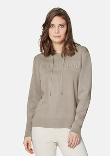 Kapuzen-Pullover aus softem Strick thumbnail 1