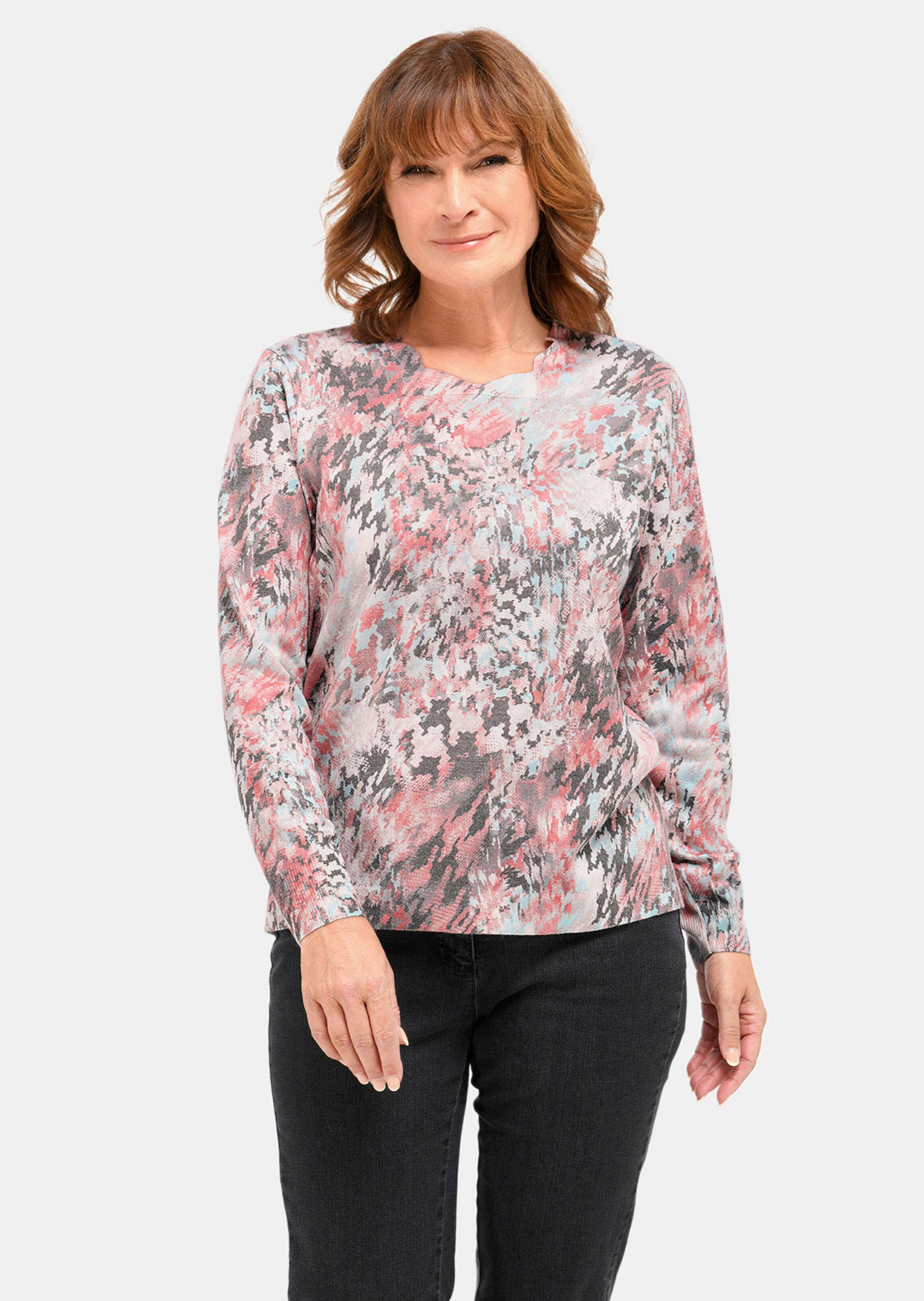 Hoogwaardige pullover met prachtige print van Di-Strick