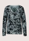 V-Pullover mit Unikat-Print thumbnail 6
