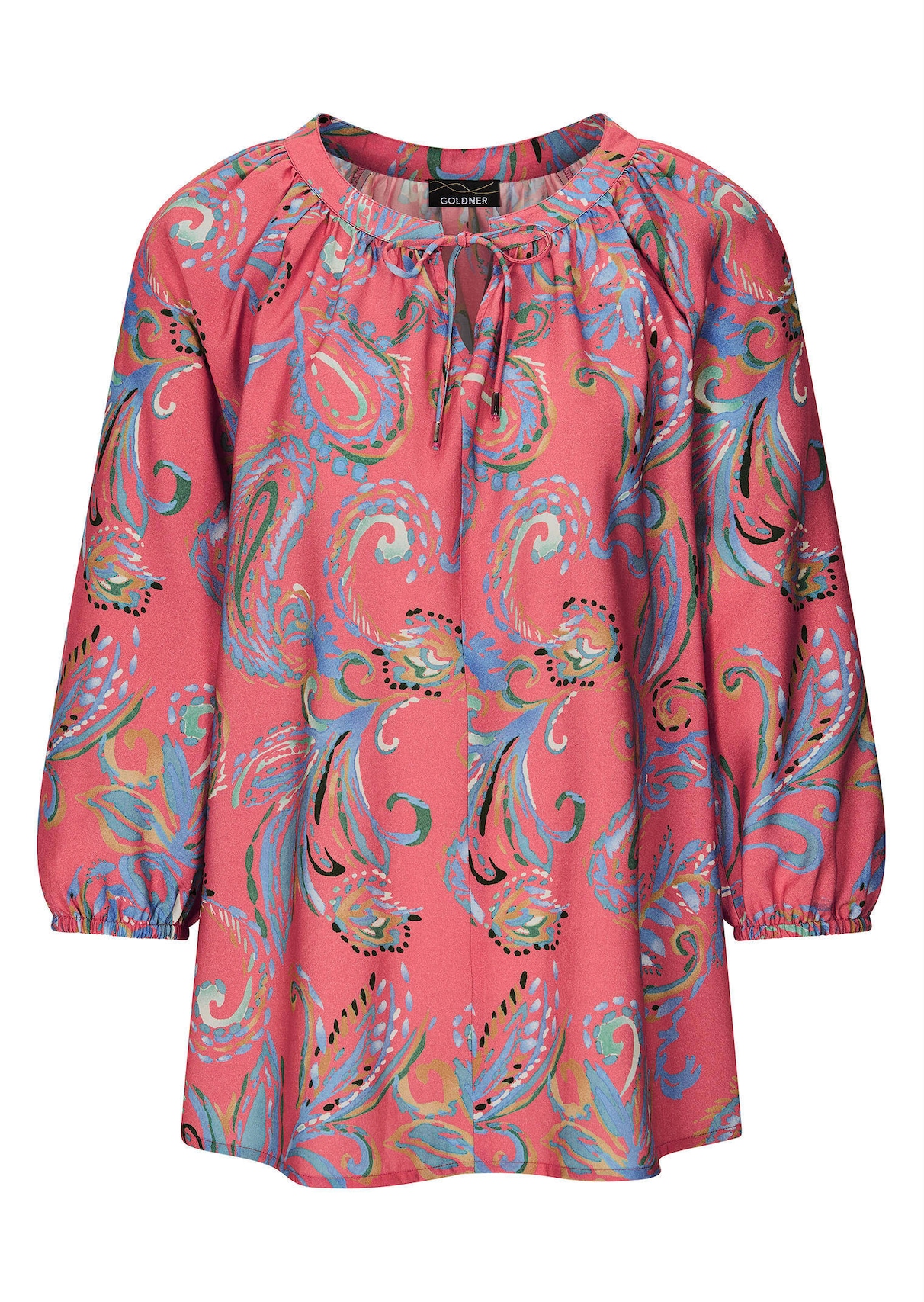 Blouse en viscose douce avec motif cachemire