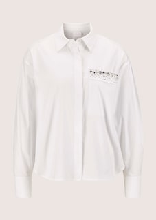 Bluse mit Glanz-Akzent thumbnail 6