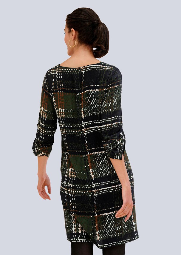 Kleid allover im neu designtem Karomuster 1