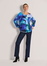 Blouse en viscose avec encolure bateau thumbnail 2