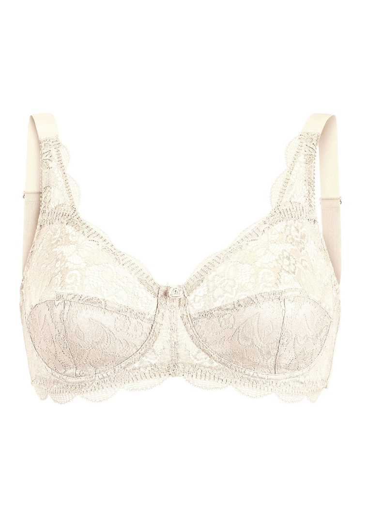 Soutien-gorge sans armatures orné de dentelle