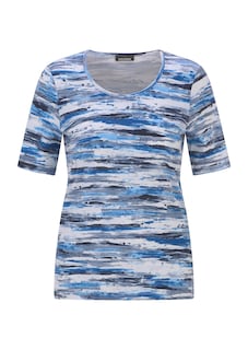 T-shirt en jersey de coton doux avec un imprimé aquarelle thumbnail 6